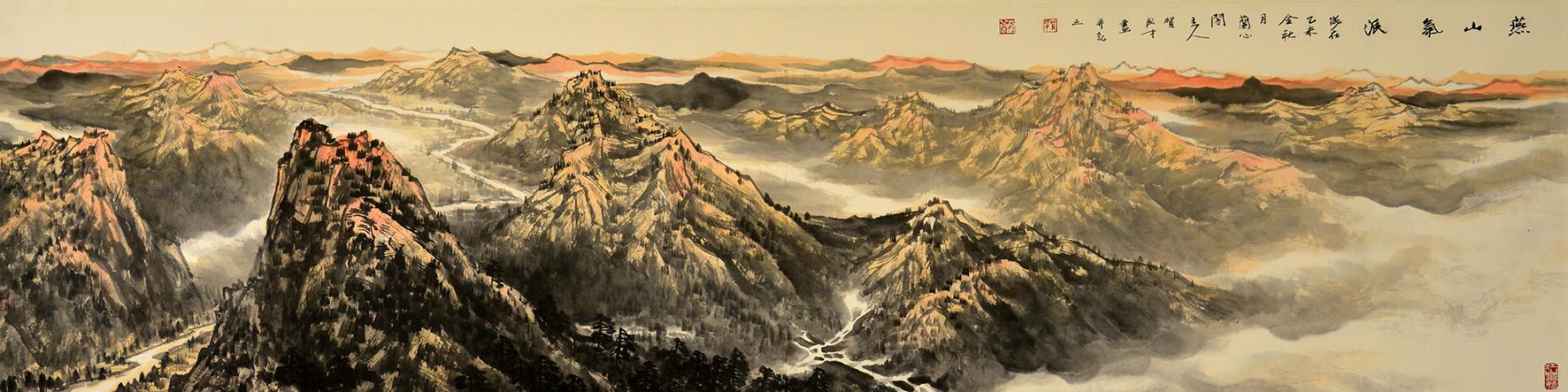 艺术鉴赏 | 贺成才部分巨幅山水画作品