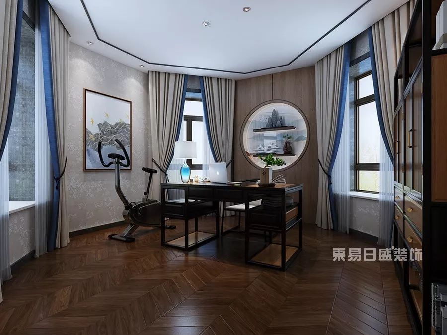 30例新中式书房设计羡慕不来的古风古韵