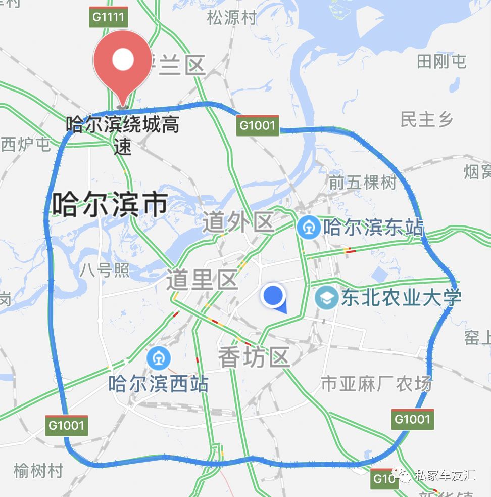 哈同高速路线图图片