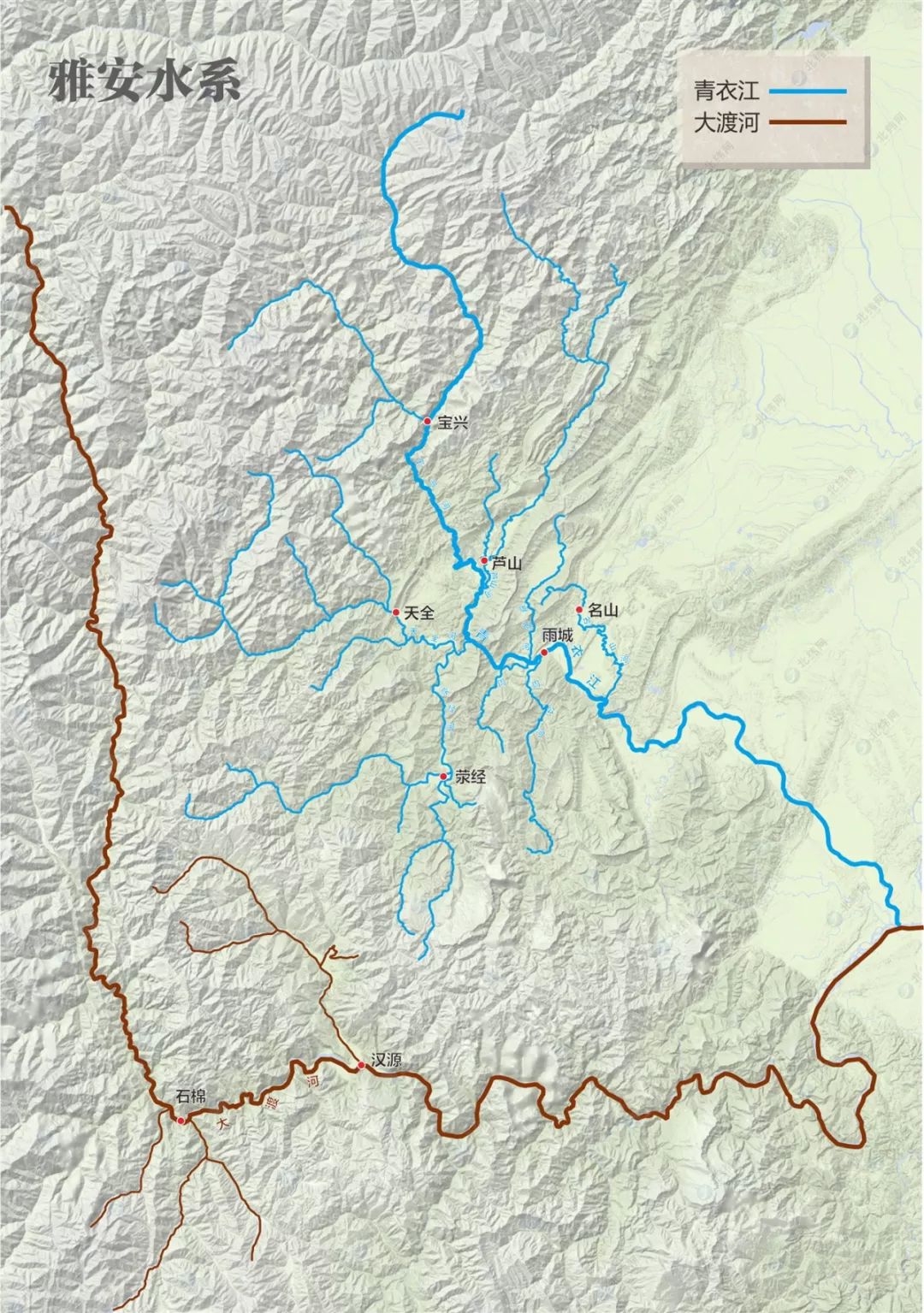 润泽每一片土地贯通每一个县区一北一南,一柔一刚二者以大相岭为界千