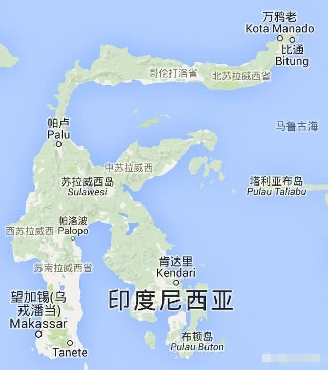 印度尼西亚的苏拉威西岛的形状并不是多奇葩,地形比苏拉维西岛奇葩的