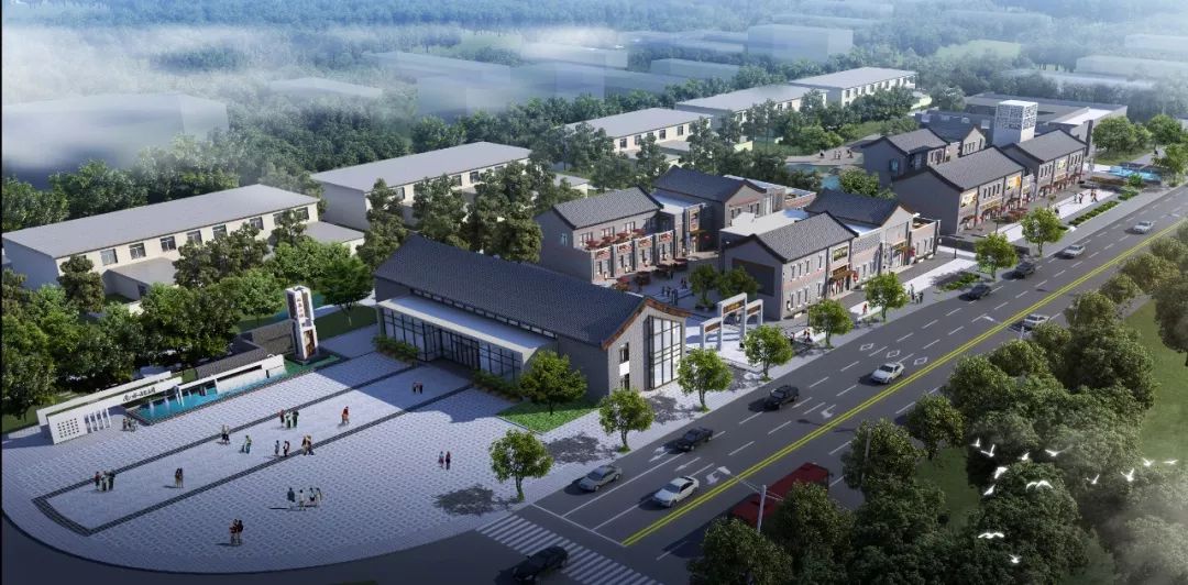 住三公司淅川渠首北京小镇文化街项目首栋楼主体结构封顶