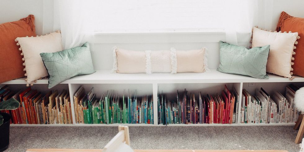 儿童房里的储存空间,童趣如彩虹一般