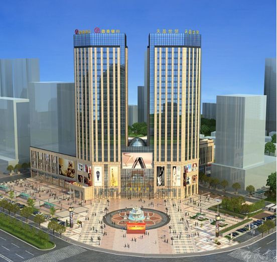 屯溪的商业主要分为4大商圈:黎阳,百大,大润发,天盈,而天盈财富广场以