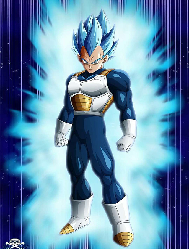 龙珠高清图集悟空贝吉塔超级赛亚人蓝色主战场的把控者