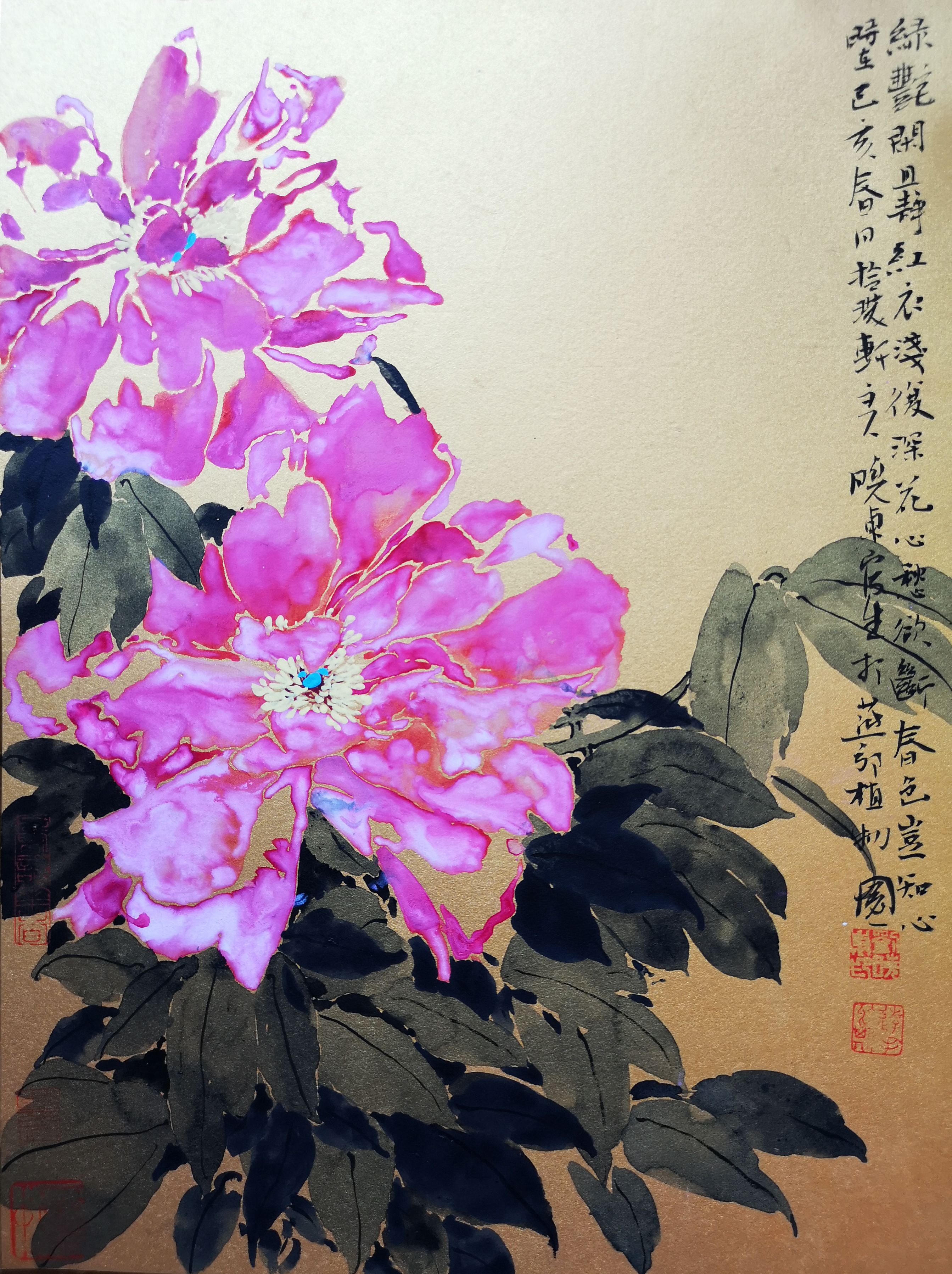 中国画名家画家刘晓东花鸟画作品欣赏