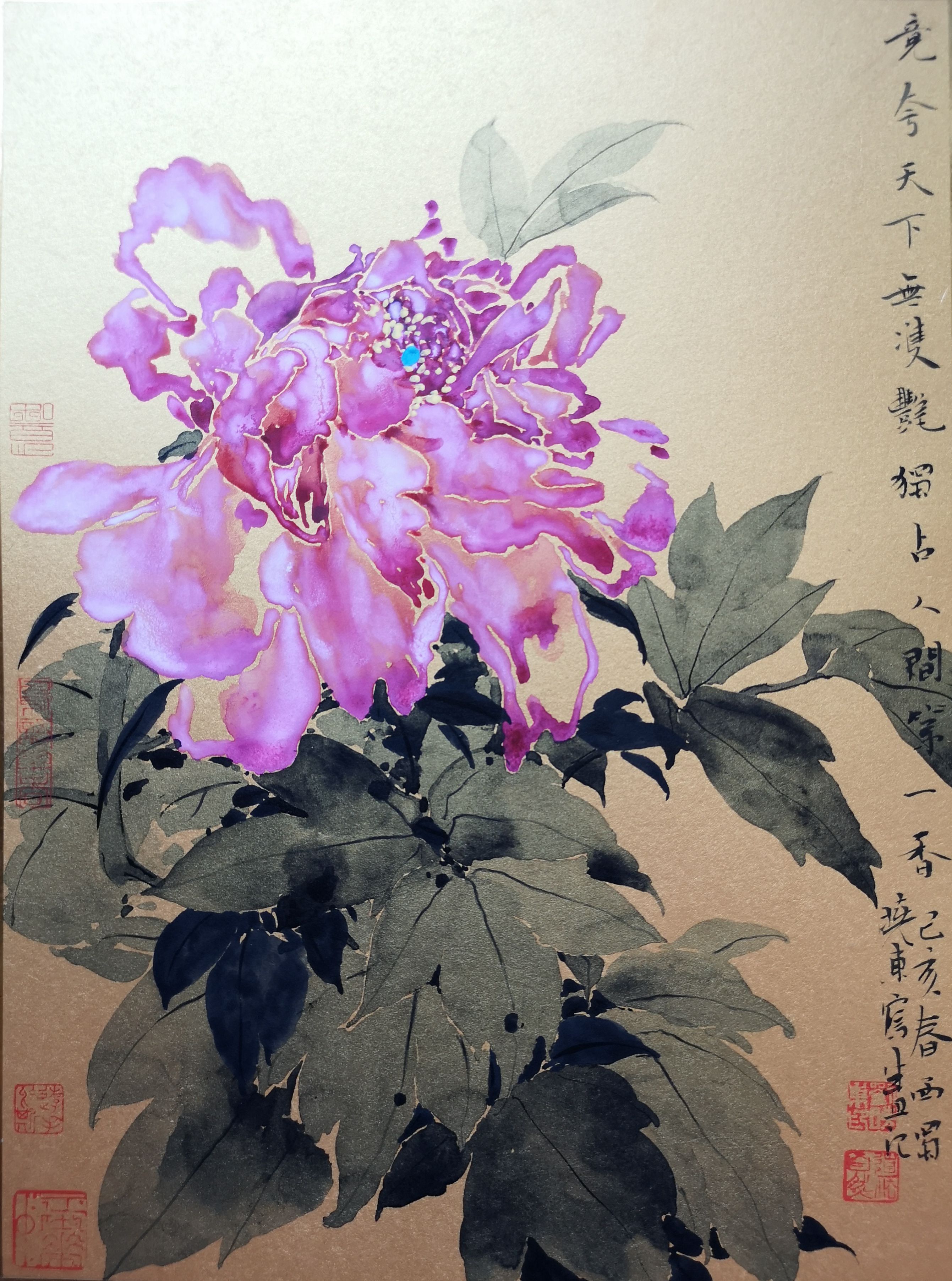 中国画名家画家刘晓东花鸟画作品欣赏