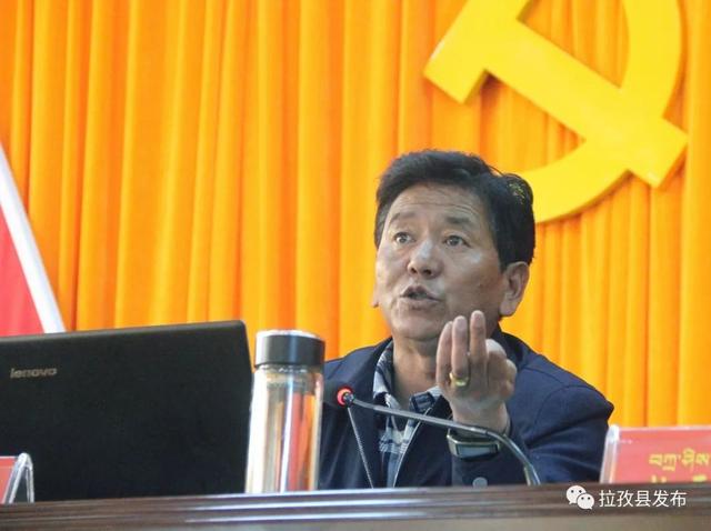 边巴旺堆同志围绕纪念西藏民主改革60周年的伟大成就进行了示范宣讲