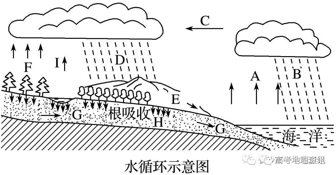 水的因素(4)影响地表径流的因素(5)影响下渗的因素(6)影响地下径流的