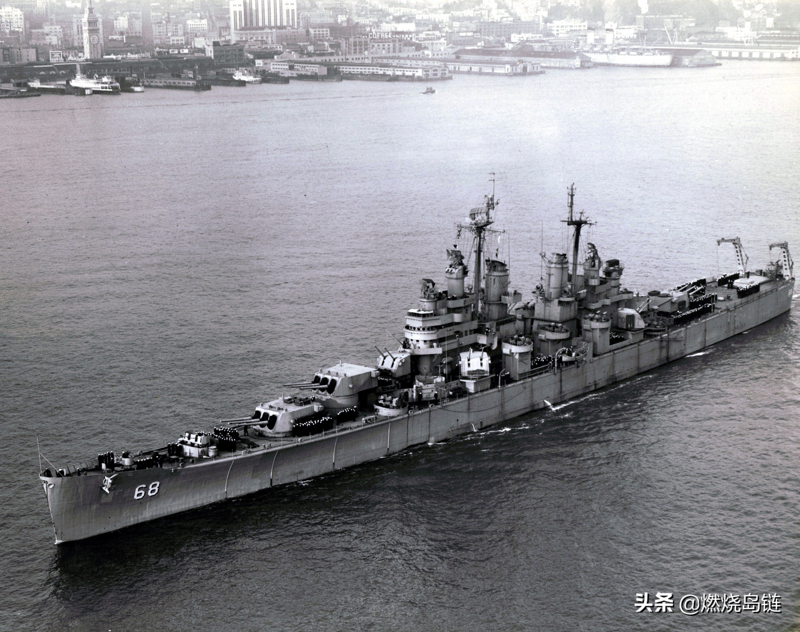 美国海军二战中建成的最后一型重巡——巴尔的摩级重巡洋舰