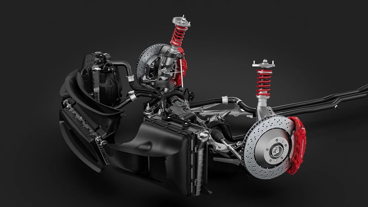 911的操控好靠的是特制的麦弗逊悬架