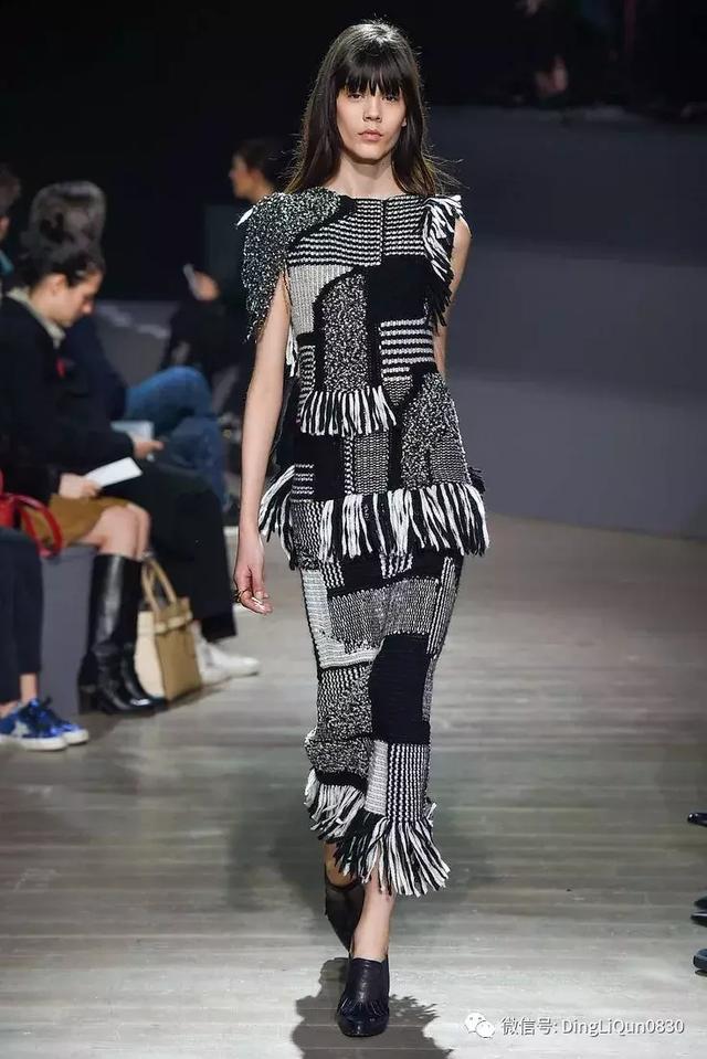 拼布针织独特的拼布风格服装设计针织和缝纫