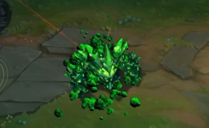 lol:石头人改版后"三叶草"皮肤火了,看到这个特效后,网友:绿遍全地图!