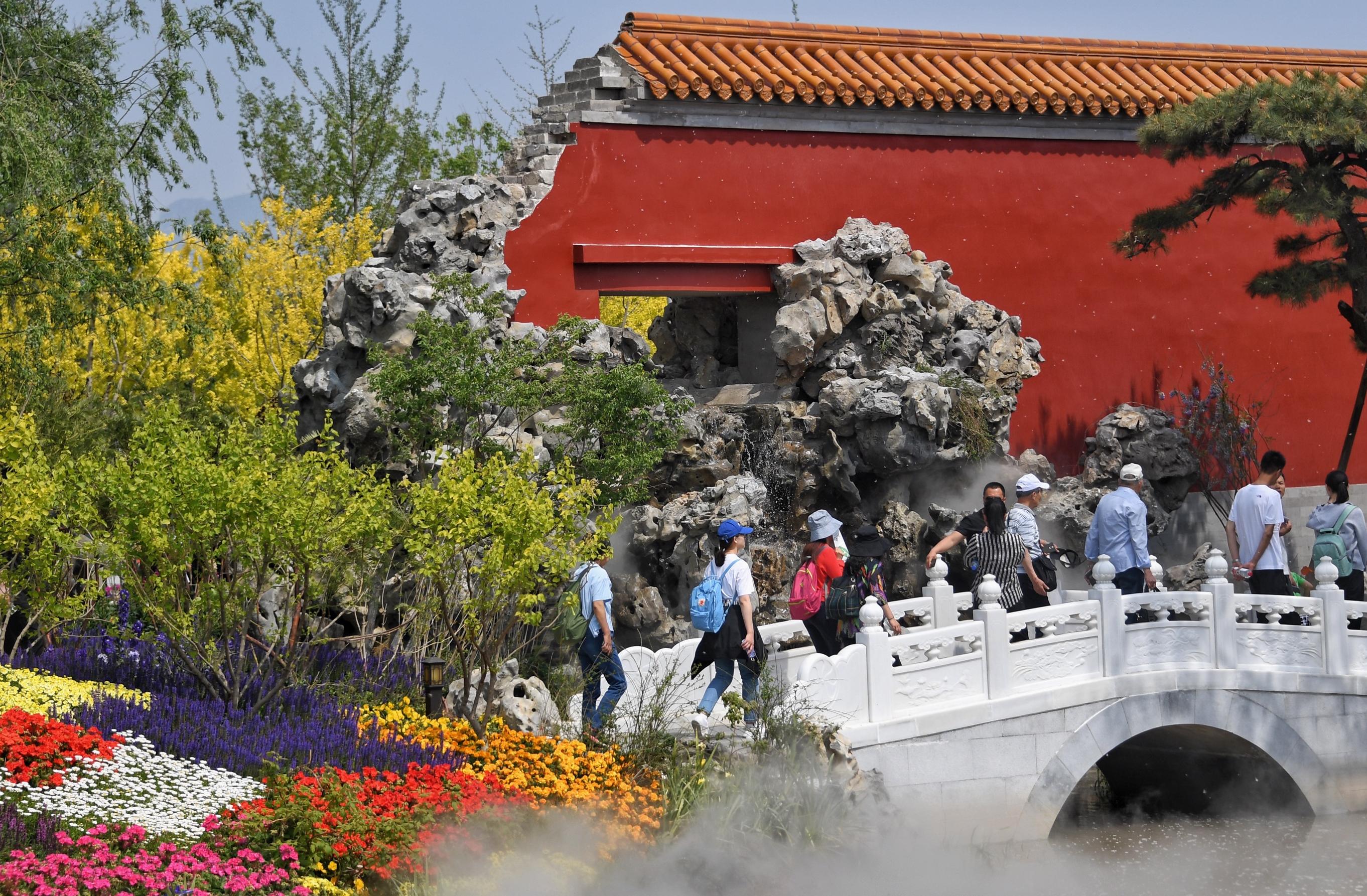 北京世园会园区成为京郊旅游新热点