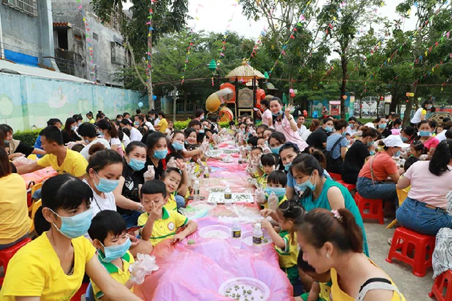 浓情五月天感恩母亲节琼海市福田幼儿园举行2019母亲节亲子活动