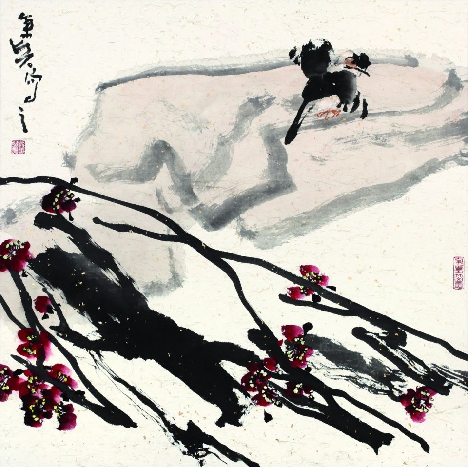 介翁刘秉贤大写意花鸟的"笔随心变,境由情生"