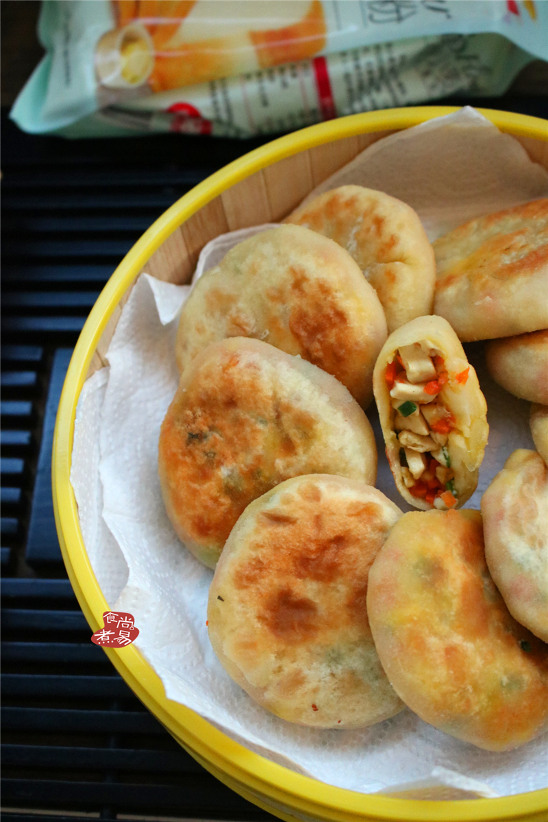 原创分享这款素菜馅饼孩子一周吃两次鲜甜又营养对眼睛好