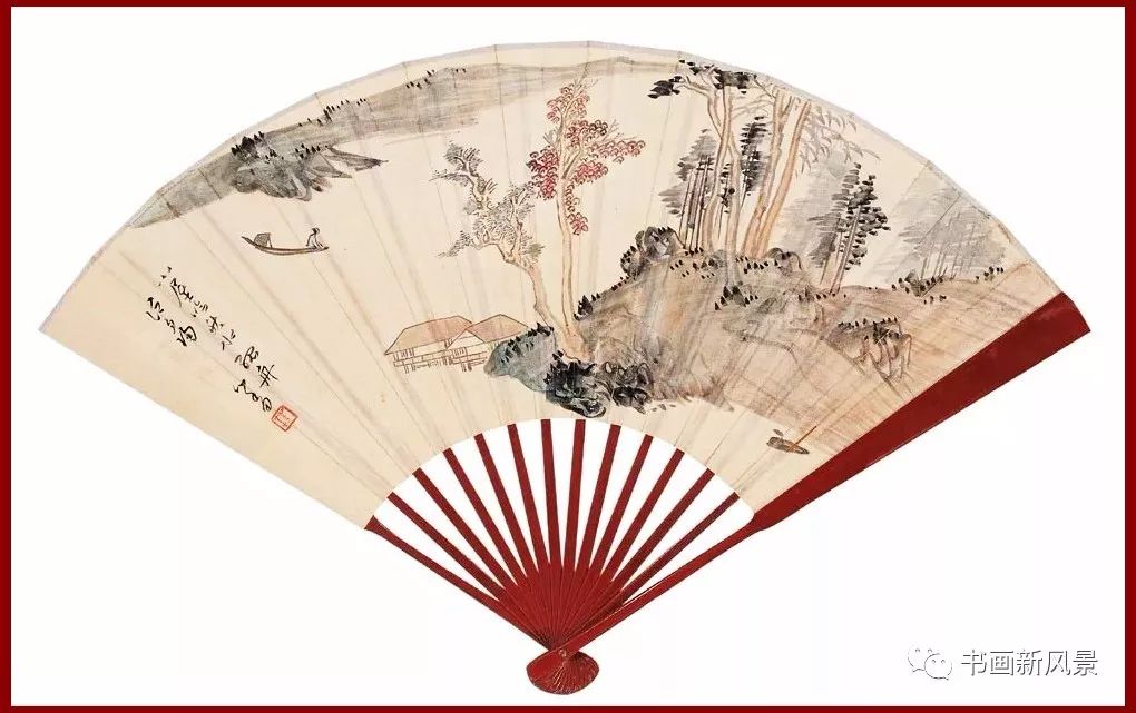 溥儒山水扇面精选36幅