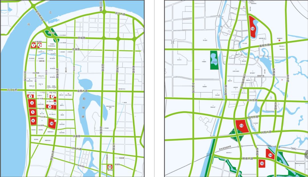 常德江南城区和高新区15宗优质地块招商,总面积1178亩