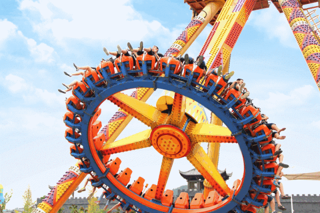 只需79元/张人气之星"旋转木马,飓风飞椅,熊猫馆大摆锤,跳楼机,摩天轮