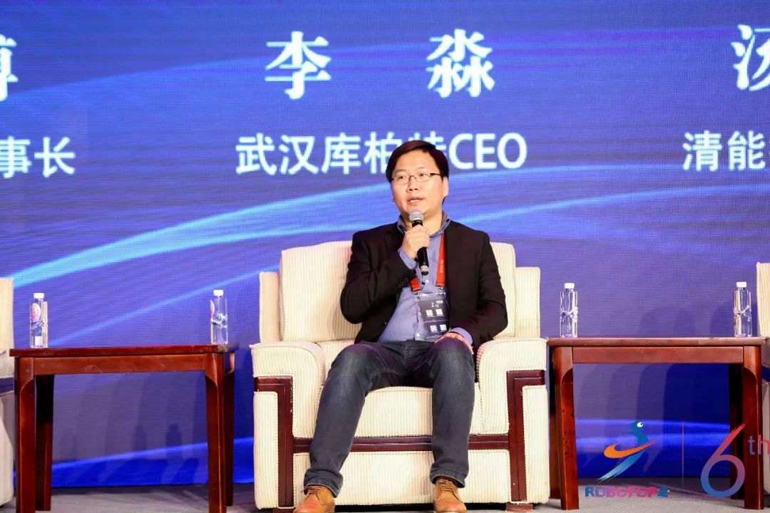 李淼:首先介绍了他的创业故事"我们的名字是库柏特,完全是协作机器人