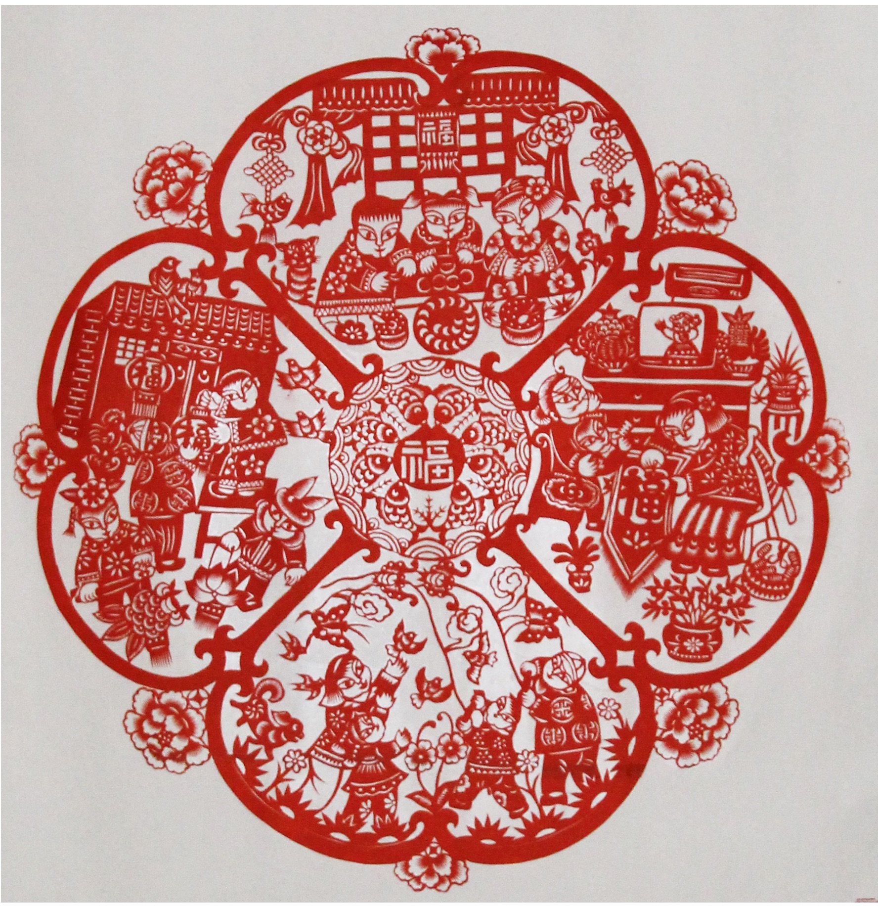 【沧州骄子】中华巧女:韩宝菊_剪纸