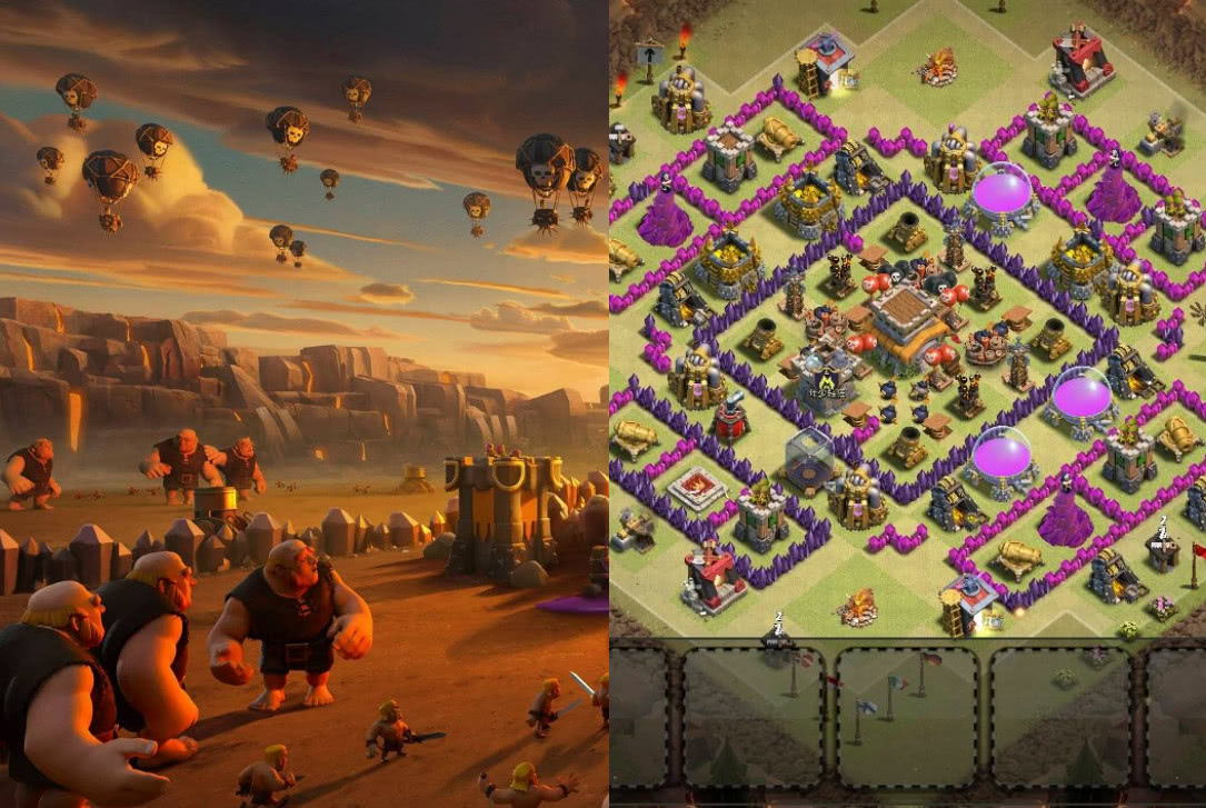 部落冲突最强速本玩家极速到10本连墙都没有