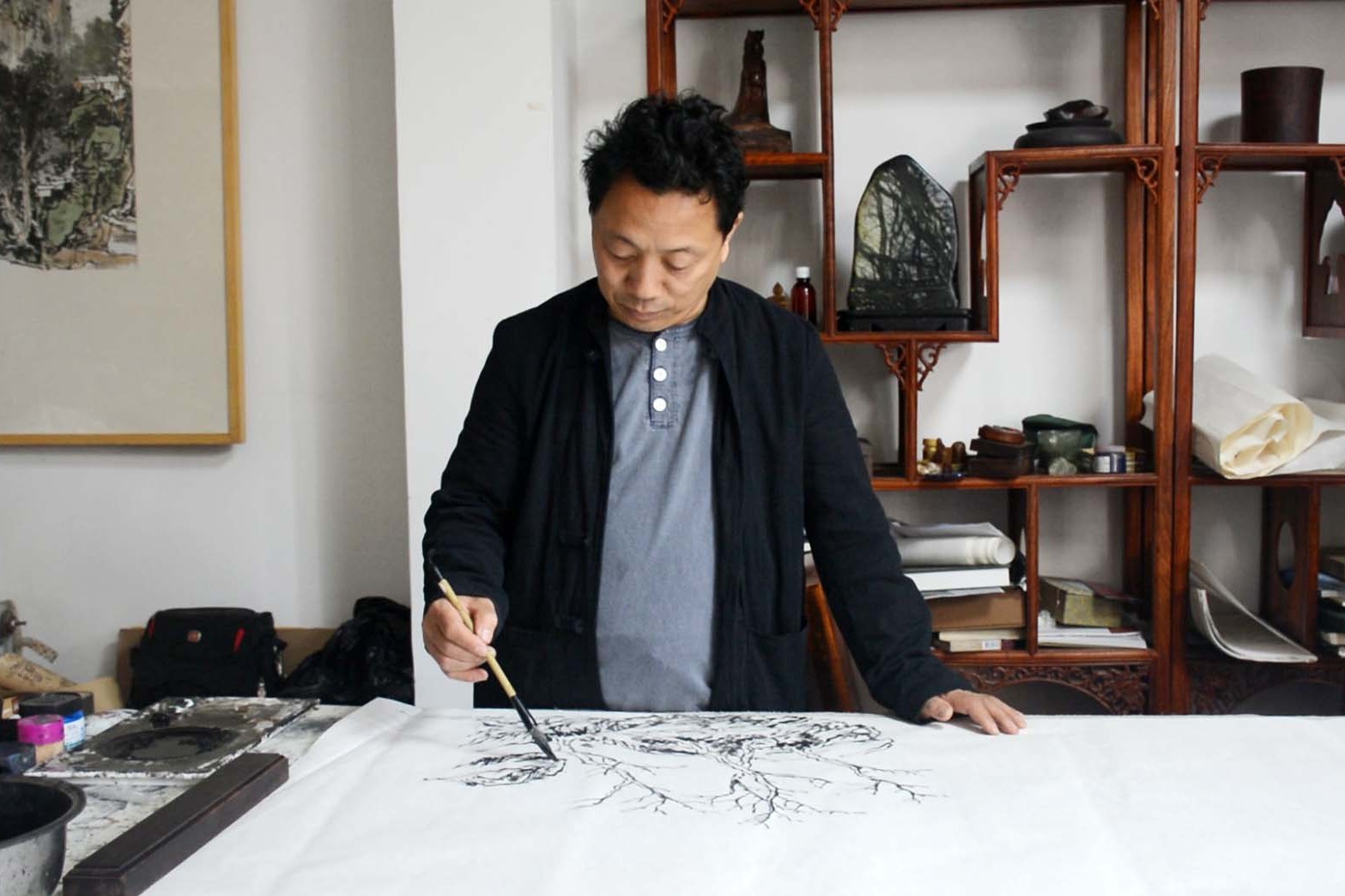 张玉锋山水画作品欣赏