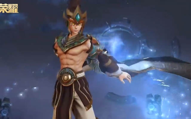 王者荣耀:云中君伴生皮肤模型曝光,不穿上衣帅炸了