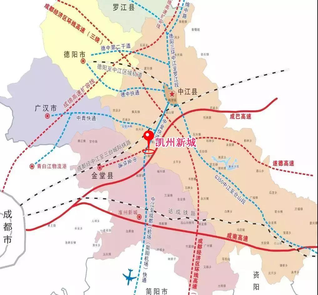 中江凯州新城规划图图片