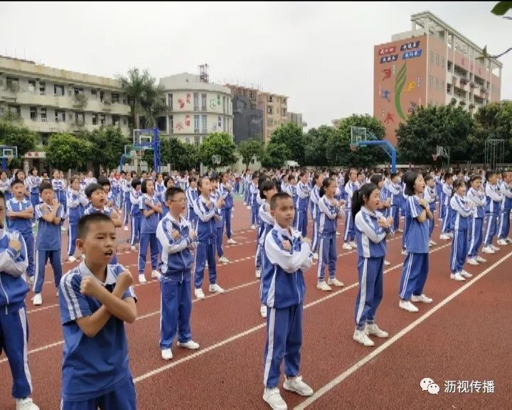 钟敏毓秀崇实风劲好扬帆大沥嘉福学校经典浸润心灵特色彰显校园