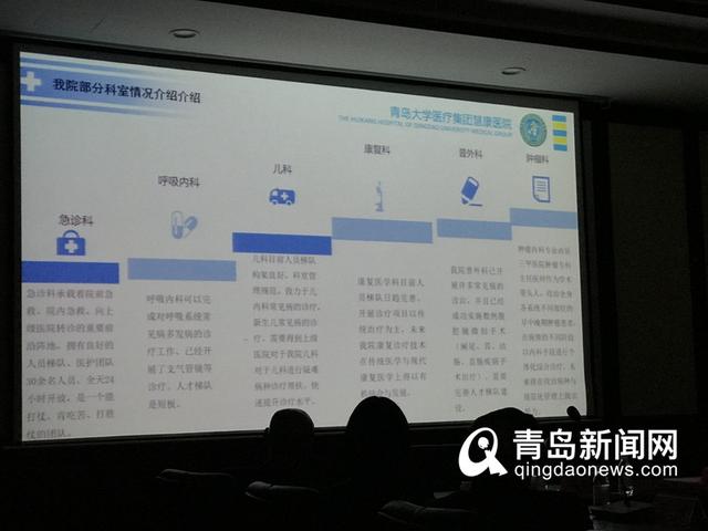 會上,青島大學醫療集團副院長張國慶就雙方未來開展幫扶工作提出了