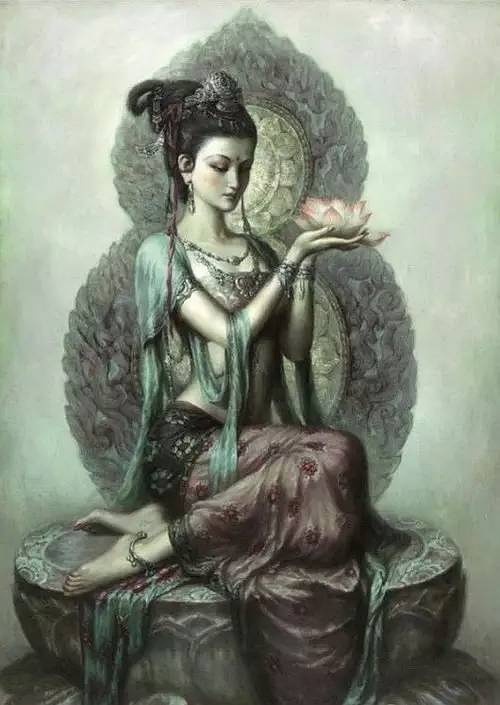 让我不敢直视的"飞天敦煌仙女完整图"_那罗