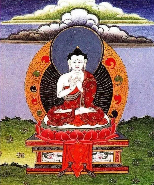 色蕴所成佛智:法界体性智大日如来(毗卢遮那佛)为密宗金刚界五方如来