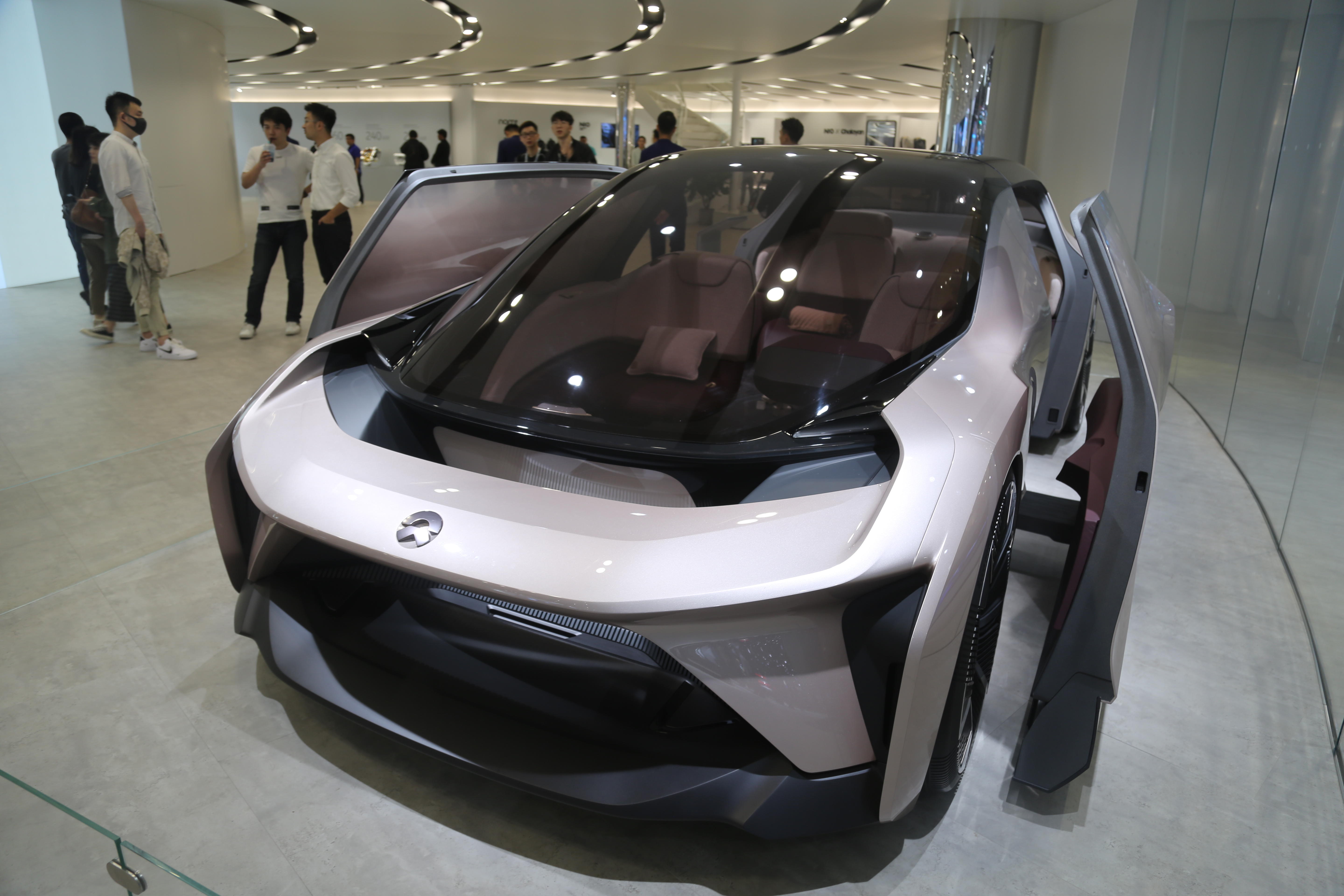 号称"第二起居室",蔚来首款概念车eve实拍,或将亮相深港澳车展!