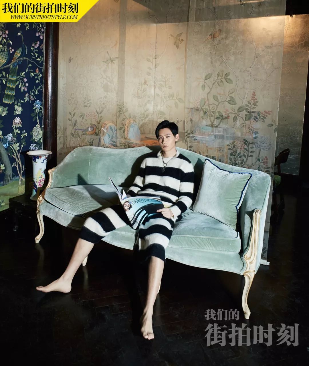 就是可爱,有趣又温暖!拍摄的时候刘以豪爱和摄影师逗趣