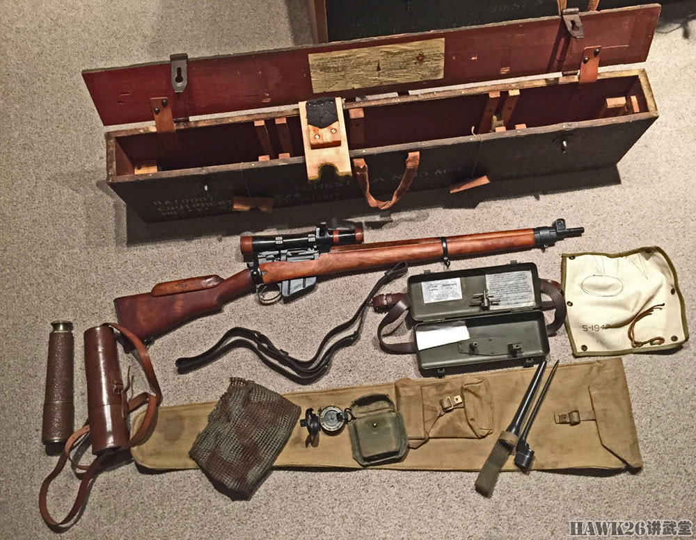 李恩菲尔德四号一型狙击步枪 美国华人珍藏的二战古董枪械