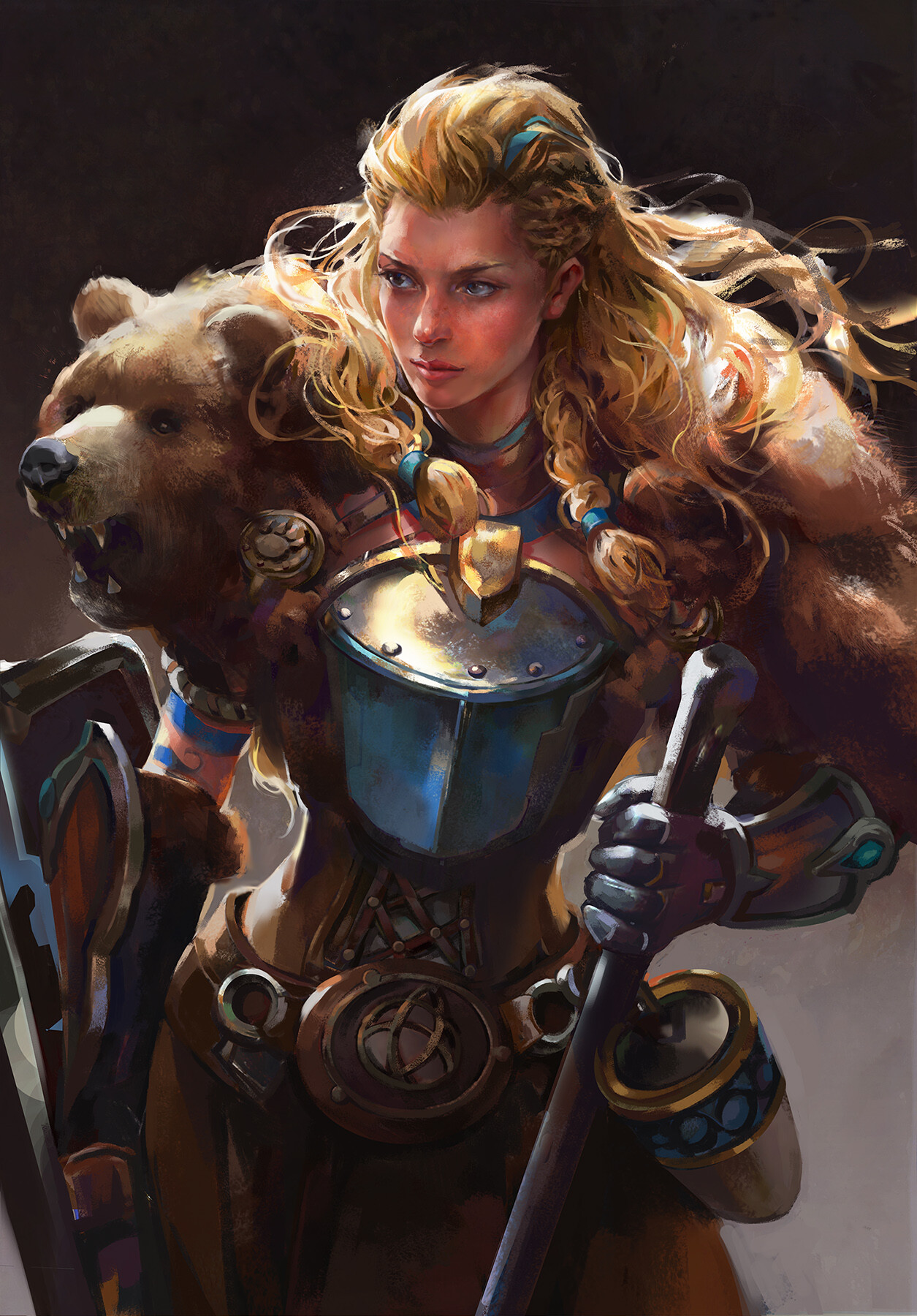 来自国人插画大佬的一组画技相当棒的插画作品!人物造型功力扎实