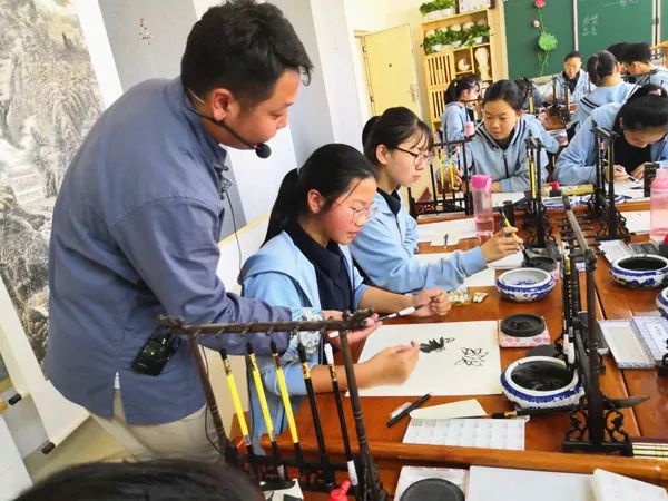 魅力国画课堂青年教师展锋芒