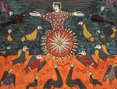 金庸先生的笔误,明教拜火教牟尼教傻傻分不清楚