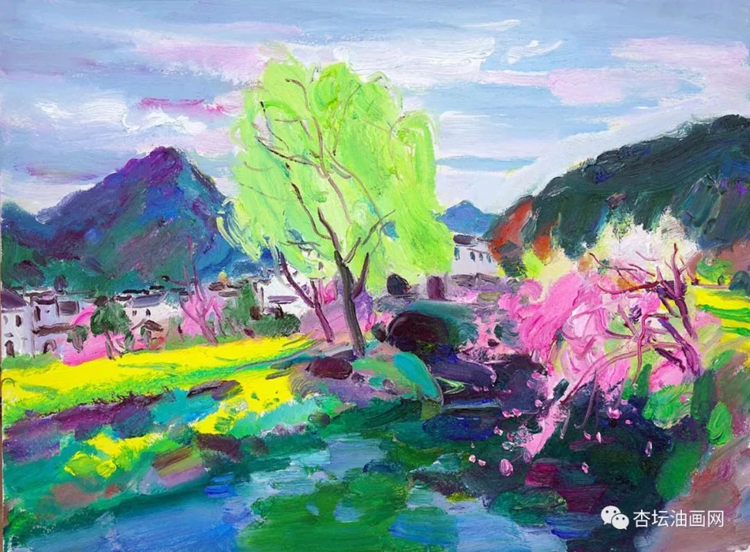 67宋卫东婺源春季写生作品