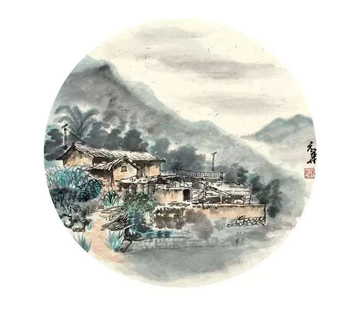 他画笔下的广南瑶族村寨惊艳了世界