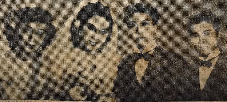 筱桂芳,陈兰芳等《浪荡子》剧照《追鱼》说明书尹老