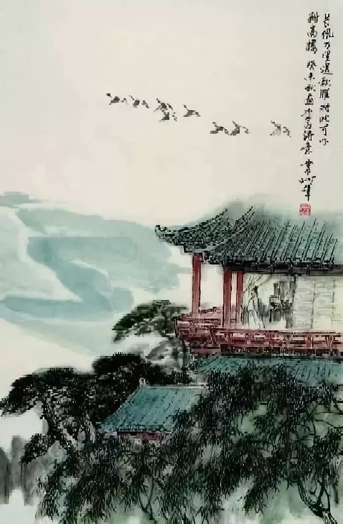 宣城&谢朓楼《秋登宣城谢脁北楼》江城如画里,山晓望晴空.