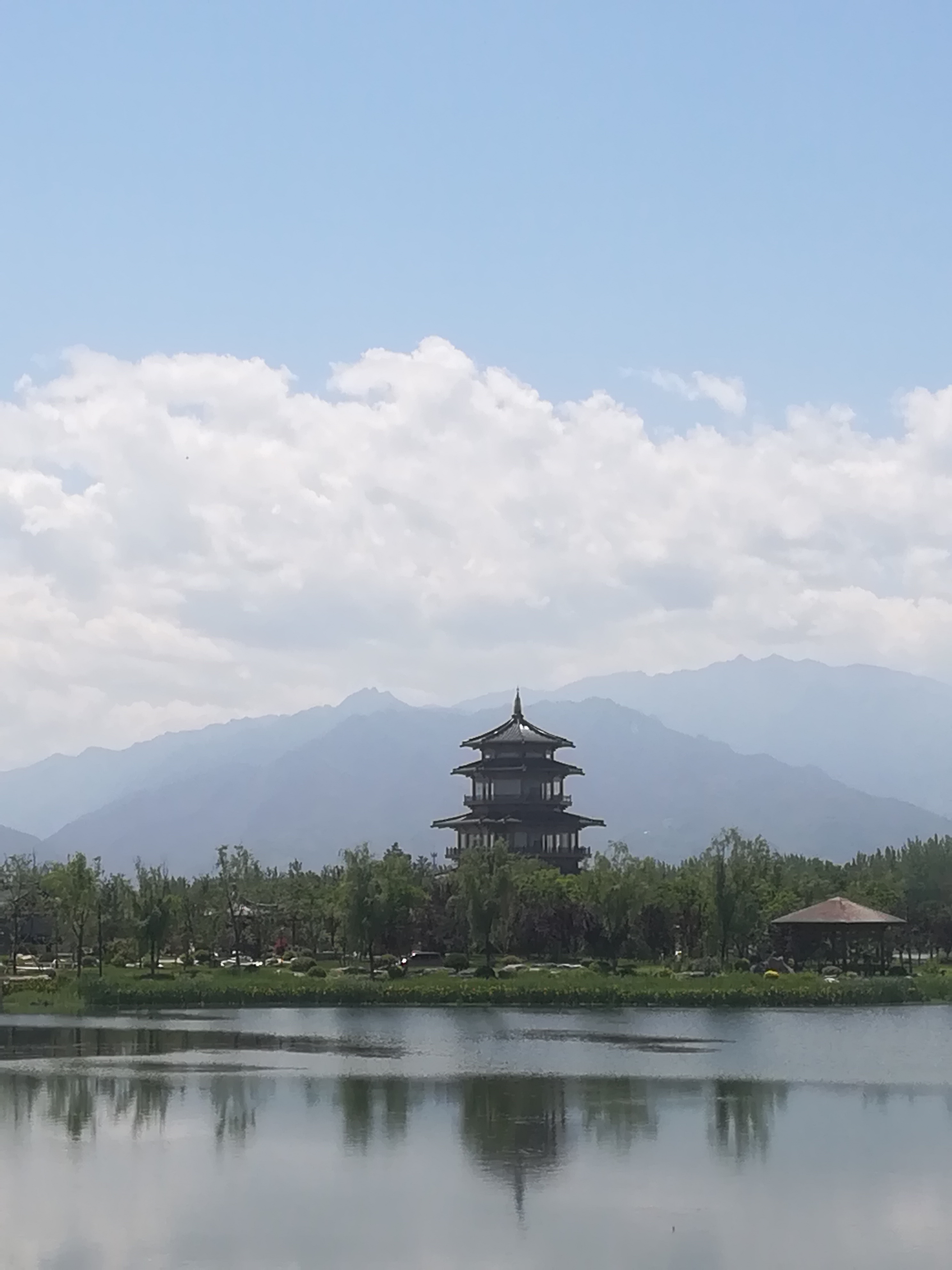 户县渼陂湖景区图片