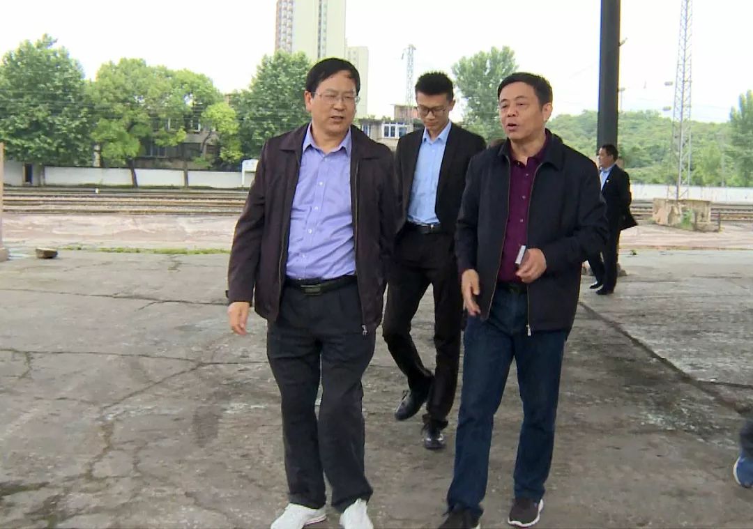 市人大常委会副主任汪先明来公司调研铁路专用线运行情况