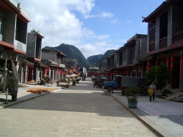 原创百色靖西旧州古镇风光