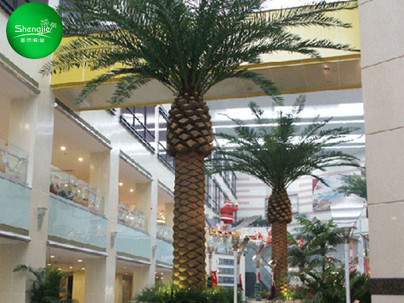 便宜的,像圣杰仿真植物厂家生产的仿真海枣树可以根据客户需求结合