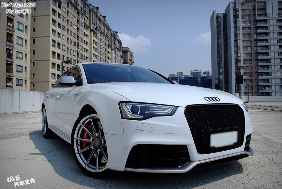 每一位奥迪车主都有一颗rs的心奥迪a5改装鉴赏