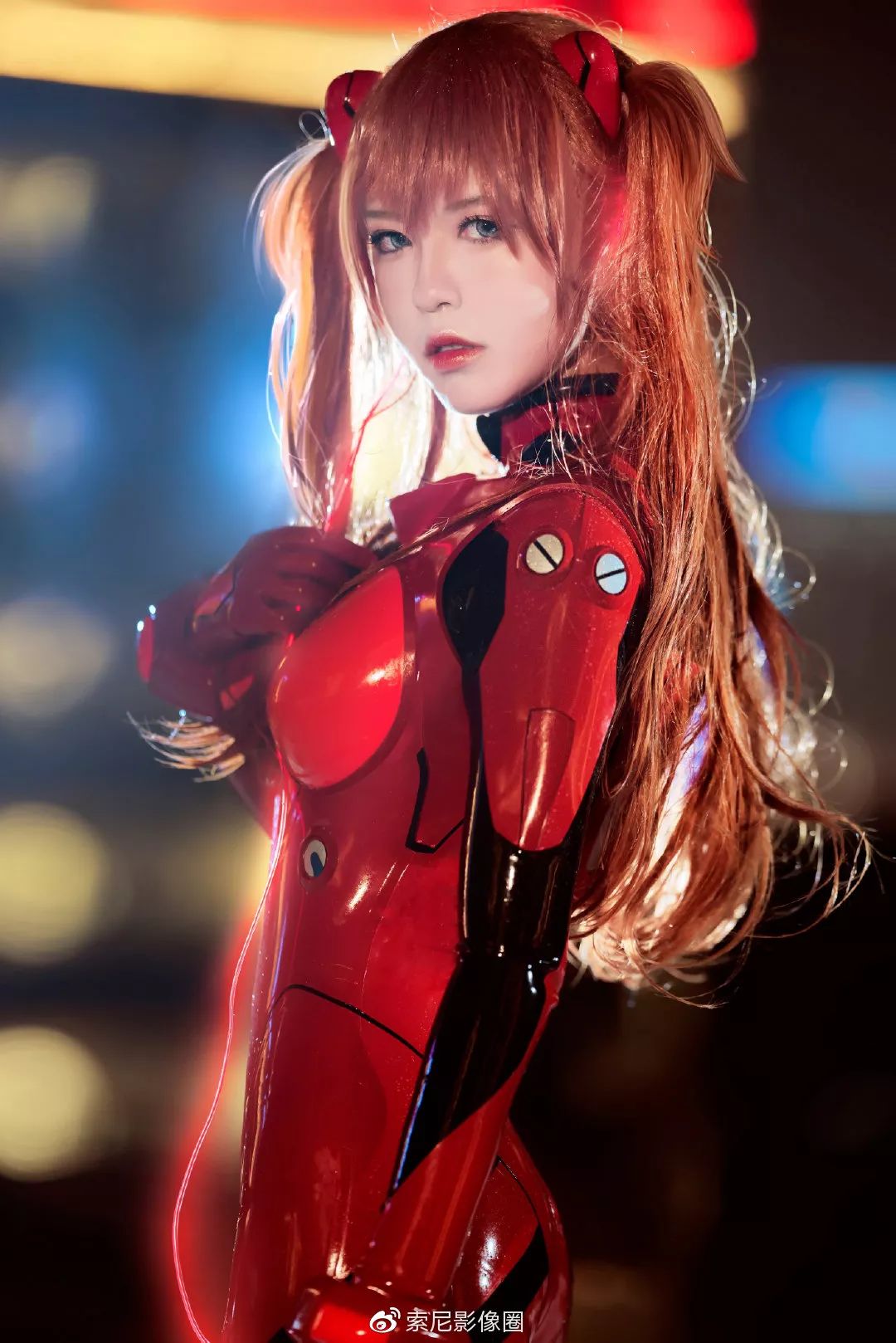 使用索尼明日之镜fe135mmf18gm拍摄明日香cos人像